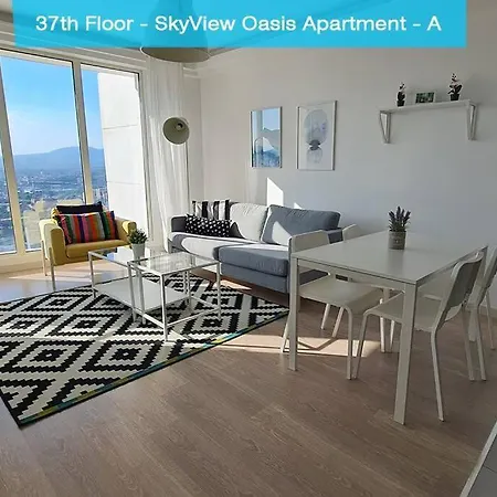 37Th Floor - Skyview Oasis - A Lägenhet Skopje Exteriör bild