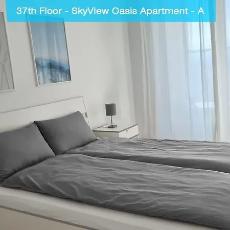 37Th Floor - Skyview Oasis - A Lägenhet Skopje Exteriör bild