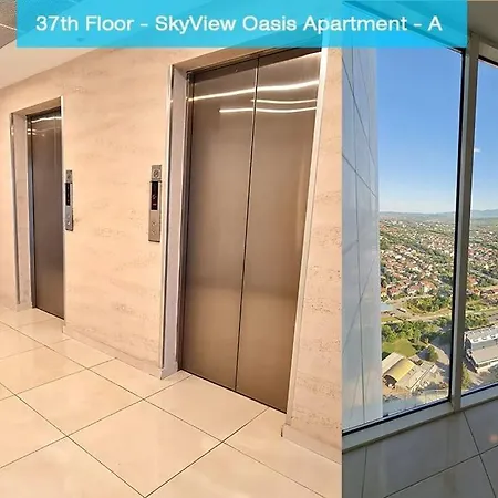 37Th Floor - Skyview Oasis - A Lägenhet Skopje Exteriör bild